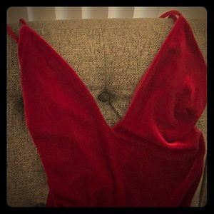 Fashion Nova Velvet Body Dress